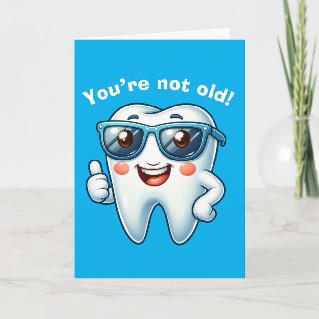 Funny Tooth Birthday Card (Front)