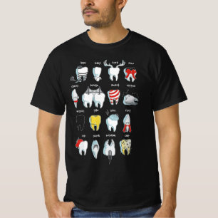 Funny Tooth Dentist Teeth Dental  T-Shirt
