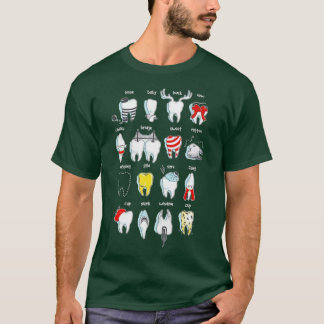 Funny Tooth Designs Dentist th Dental  T-Shirt