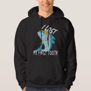 Funny Tooth Fairy Gifts - Cute Shark I Lost My Fir Hoodie