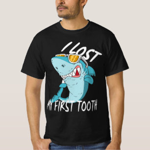 Funny Tooth Fairy Gifts - Cute Shark I Lost My Fir T-Shirt