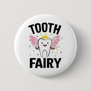 Funny Tooth Fairy Halloween Costume For Women Kids 6 Cm Round Badge