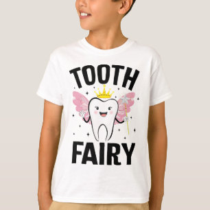 Funny Tooth Fairy Halloween Costume For Women Kids T-Shirt