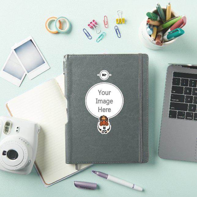 Funny Tortoise Chilling Monogram (iPad Cover)