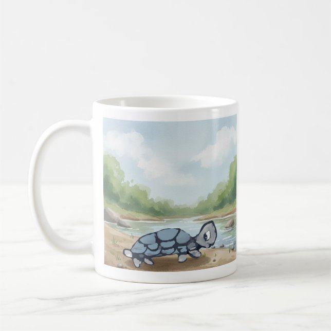 Funny Tortoise Coffee Mug (Left)