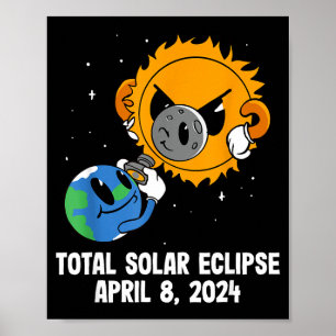 Funny Total Solar Eclipse Youth America Poster