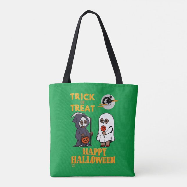 funny tote bag  "HALLOWEEN 1" (Back)