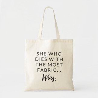 Funny tote for quilters bag