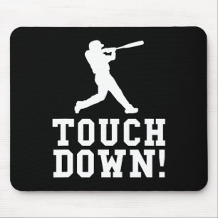 Funny Touchdown Baseball Football Sports Gift Mouse Pad