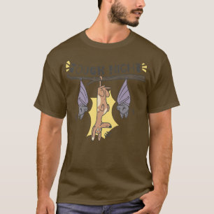 Funny Tough Night Dog And Bats Dog Owner Puppy Pet T-Shirt