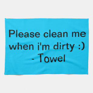 Funny towel! tea towel