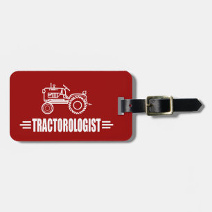 Funny Tractor Luggage Tag