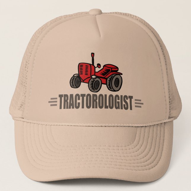Funny Tractor Trucker Hat (Front)