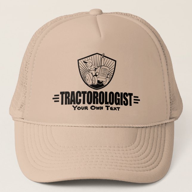Funny Tractor Trucker Hat (Front)