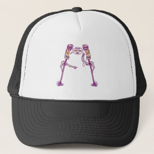 Funny traffic lights trucker hat