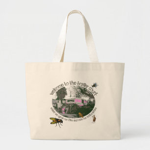 Funny Trailer Park Shirts and Gifts Large Tote Bag