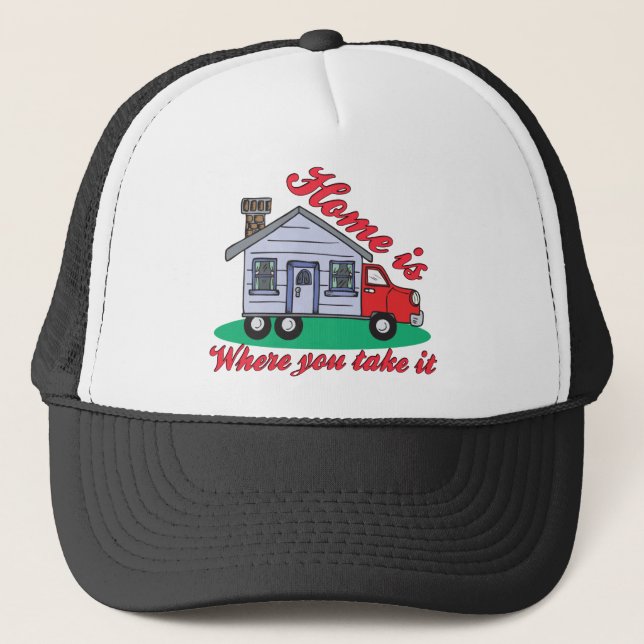 Funny Trailer Park Shirts and Gifts Trucker Hat (Front)