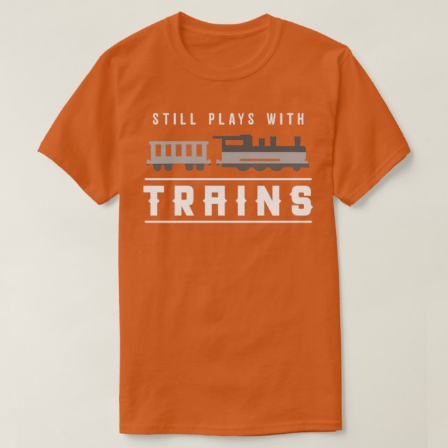 Funny Train Conductor Train Watching Gift 12 T-Shirt (Design Front)