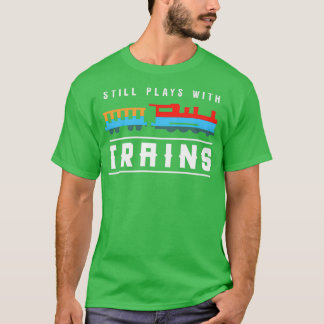 Funny Train Conductor Train Watching Gift 5 T-Shirt