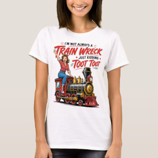 Funny Train Lover Vintage Locomotive T-Shirt