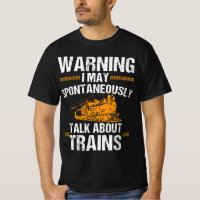 Funny Trains Gift For Adults Men Women Cool Railwa