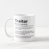 Funny traitor  personalised leaving mug-Leaving gi