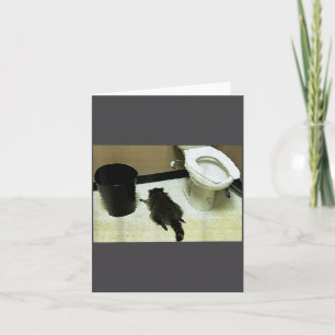 Funny Trashed Panda Drunk Racoon  Card