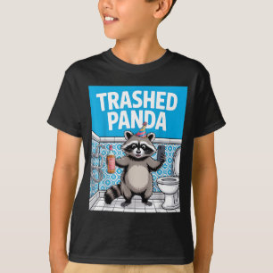 Funny Trashed Panda Raccoon Gets Drunk 1ff512797a7 T-Shirt