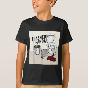 Funny Trashed Panda Racoon Gets Drunk T-Shirt