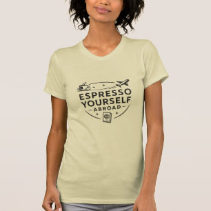  Funny Travel Coffee Lover Hat T-Shirt