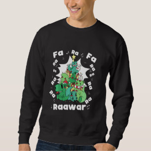 Funny Tree Rex Christmas Dinosaur Fa Ra Ra Rawr Xm Sweatshirt