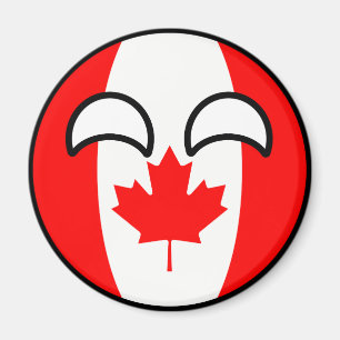 Funny Trending Geeky Canada Countryball Magnet
