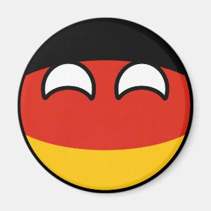 Funny Trending Geeky Germany Countryball Magnet