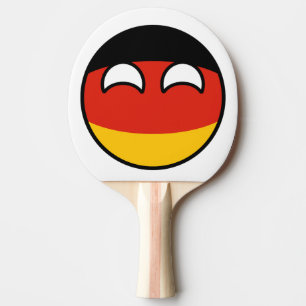 Funny Trending Geeky Germany Countryball Ping Pong Paddle