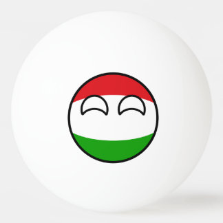 Funny Trending Geeky Hungary Countryball Ping Pong Ball