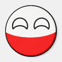 Funny Trending Geeky Poland Countryball