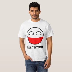 Funny Trending Geeky Poland Countryball T-Shirt