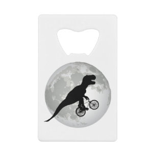 Funny Trex Flying Moon Design