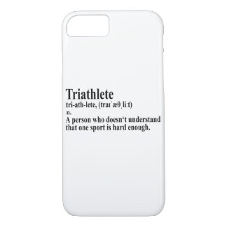 Funny Triathlon Definition - iPhone Case