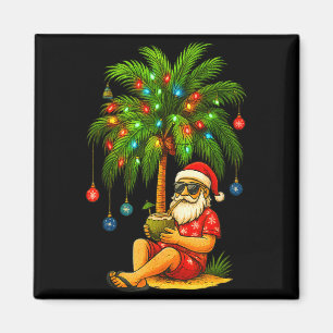 Funny Trocal Santa Christmas Tree For Men Women Ki Magnet