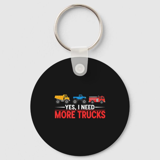Funny Truck Lover Humor Ckup Enthusiast Diesel Tor Key Ring (Front)
