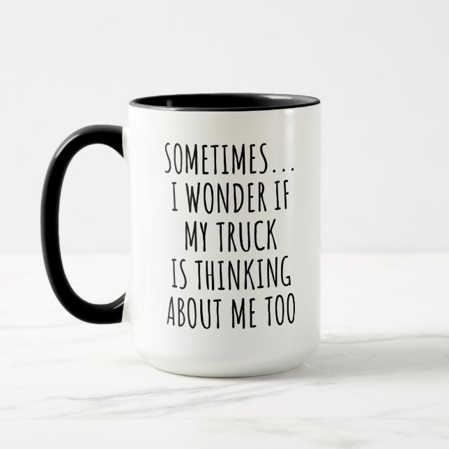 Funny Truck Lover Mug (Left)