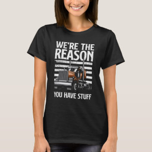 Funny Trucker For Men Women Semi Truck Driver Love T-Shirt