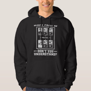 Funny Trucker For Men Women Truck Driver Manual Dr Hoodie