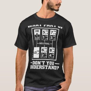Funny Trucker For Men Women Truck Driver Manual Dr T-Shirt