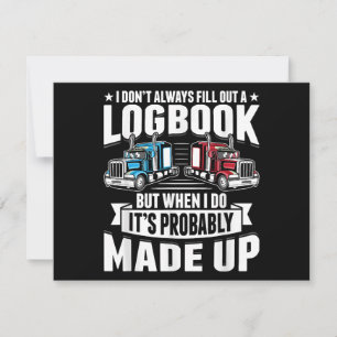 Funny Trucker Trucking Humour Tractor Trailer Truc Save The Date