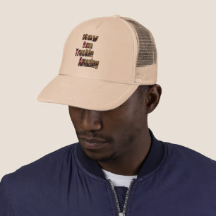 Funny Trucking Amazing Logo Trucker Hat