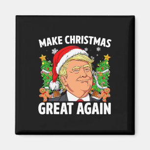 Funny Trump 2024 Make Christmas Great Again  Magnet