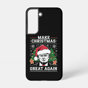 Funny Trump 2024 Make Christmas Great Again Samsung Galaxy Case