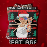 Funny Trump 2024 Make Christmas Great Again Wrapping Paper Sheet<br><div class="desc">Funny Trump 2024 Make Christmas Great Again</div>